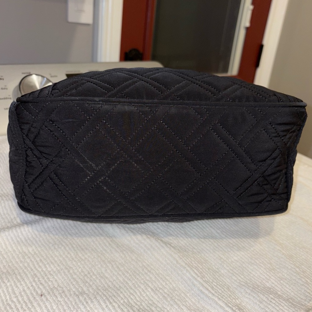 Vera Bradley Black Microfiber Crossbody Bag - Picture 5 of 8